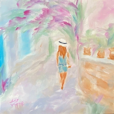 "Wandering in Santorini"